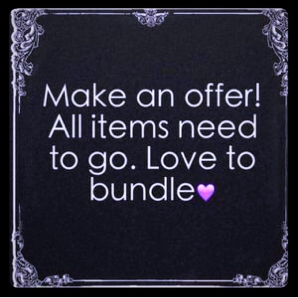 Check out my closet. Happy to bundle it all for right offer. Make me an offer!